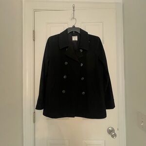 Old Navy Black Peacoat Double-Breasted Classic
